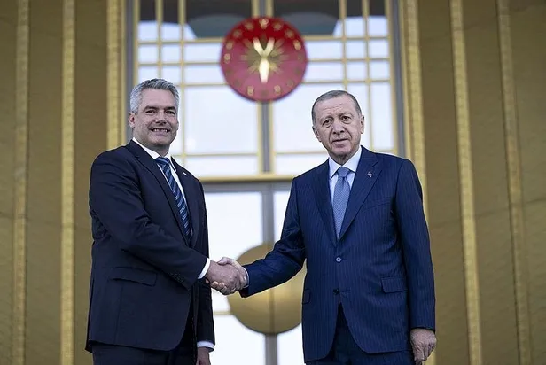 Başkan Erdoğan ve Avusturya Cumhuriyeti Şansölyesi Karl Nehammer'den önemli açıklamalarda bulundu-14