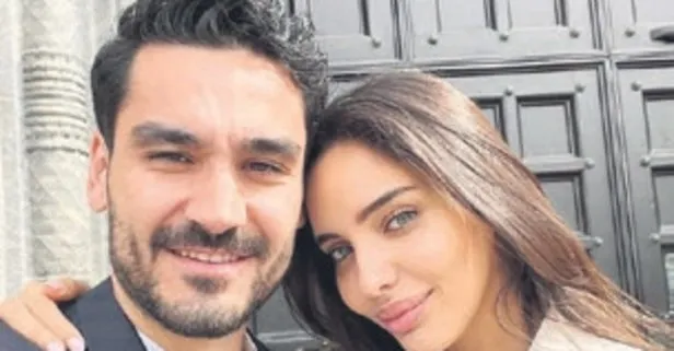 Manchester City’de forma giyen Türk asıllı Alman futbolcu İlkay Gündoğan ile sevgilisi Sara Arfaoui’den sürpriz evlilik