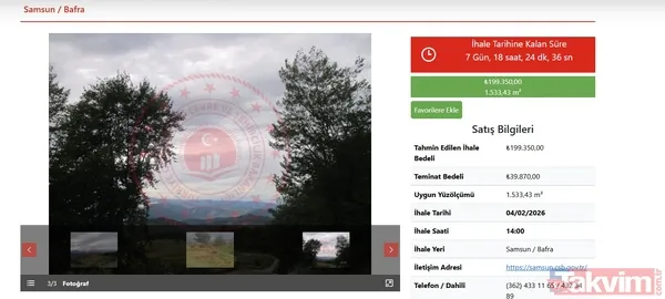 2026 Milli Emlak ihale takvimi: Samsun, Kocaeli ve Bursa'da konut alanı ve tarım arazisi ilanları yayımlandı - 5