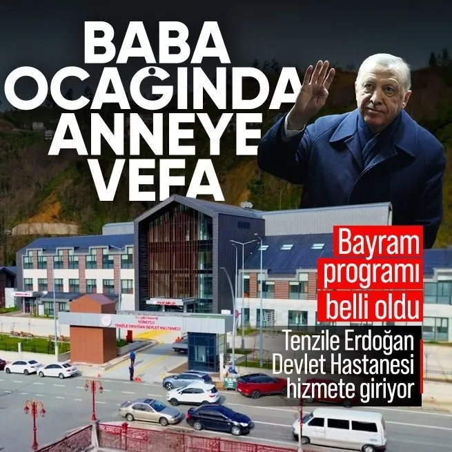 Başkan Erdoğan’ın Rize programı belli oldu