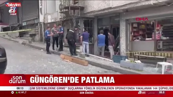 Güngören’de patlama! Ekipler olay yerinde