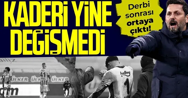 Beşiktaş-Fenerbahçe derbisi sonrası dikkat çeken Erol Bulut istatistiği