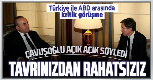 Son dakika: Dışişleri Bakanı Mevlüt Çavuşoğlu, ABD Dışişleri Bakanı Antony Blinken ile görüştü