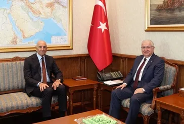 Bakan Güler Tom Barrack’ı kabul etti