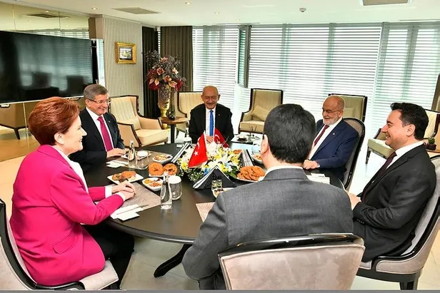 6'lı masada aday yok mızıkçılık var! Kendi aralarındaki krizi perdelemek için Başkan Erdoğan'ın adaylığını hedef aldılar-7