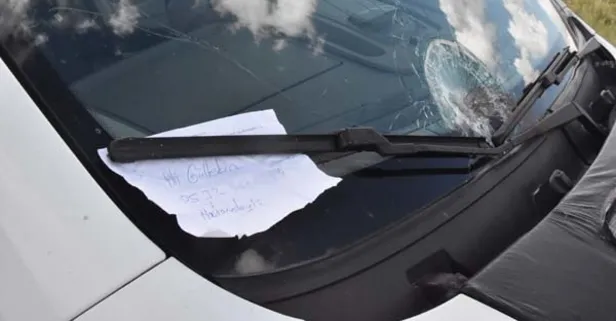Konya'da kaza sonrası aracının camına öyle bir not bıraktı ki...-6