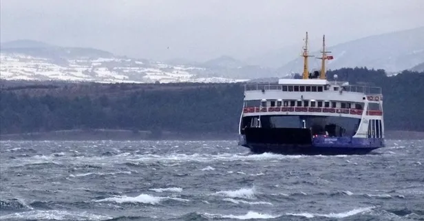 Gökçeada ve Bozcaada hatlarında bazı feribot seferlerine fırtına engeli! İşte iptal edilen seferler...