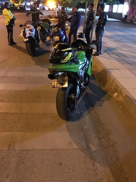 Gaziantep'te "abart egzoz" uygulaması! Trafikten men edildiler-3