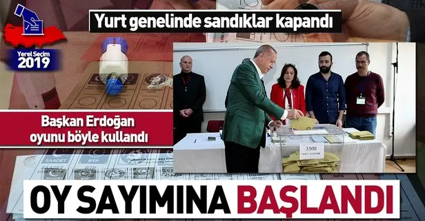 Oylar sayılıyor