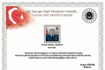 Libya’dan acı haber! Libya’da görev yapan Albay kalp krizi sonucu şehit oldu