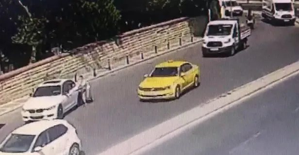 Müşteri gibi gelip arabayı çaldı!