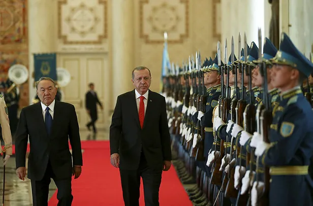 Cumhurbaşkanı Erdoğan Kazakistan'da-3