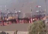 Son dakika: Ambarlı Limanı'nda gemi yangını