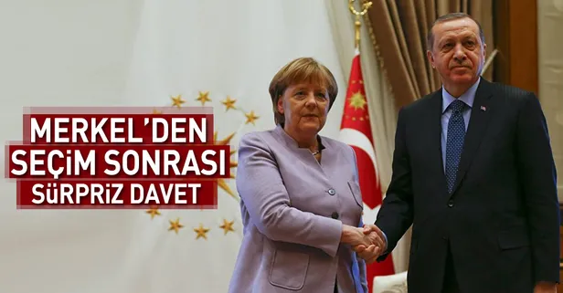 Merkel'den Erdoğan'a Almanya daveti