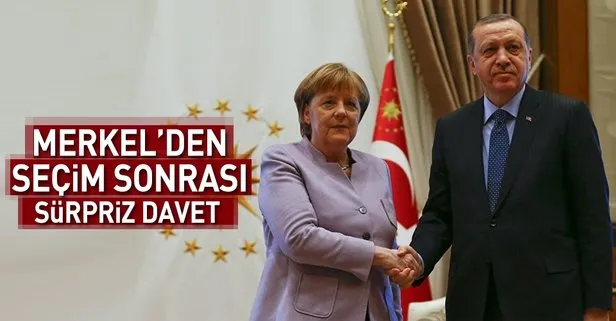 Merkel’den Erdoğan’a Almanya daveti