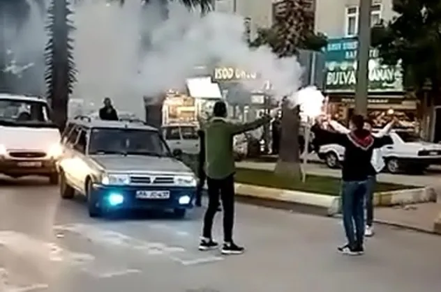 Asker uğurlama cezayla bitti