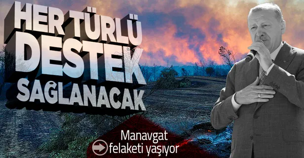 Başkan Erdoğan'dan Manavgat'taki yangına ilişkin açıklama: Zarar gören vatandaşlarımıza her türlü destek sağlanacak