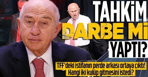 Nihat Özdemir’in TFF başkanlığından istifasının perde arkası ortaya çıktı! Tahkim Kurulu darbe mi yaptı?