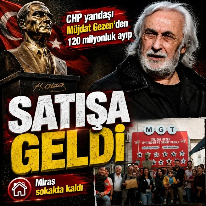 Müjdat Gezen mülkü sattı Atatürk büstünü ortada bıraktı