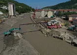 Kastamonu'daki Ezine Çayı'na Seyyar Köprü yapılıyor! A Haber afet bölgesinde