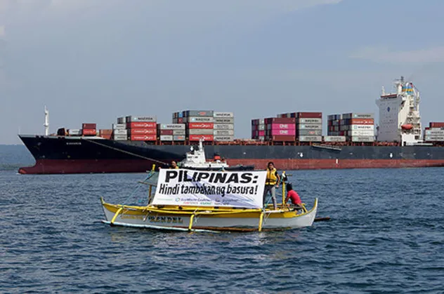 Kriz kapıda! Çöpleri Kanada'ya geri taşıyacak kargo gemisi Filipinler'in Subic Koyu'na ulaştı