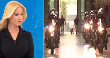 Türk televizyonlarında ilk! Polis ekipleri Müge Anlı canlı yayınında stüdyoya işte böyle giriş yaptı...