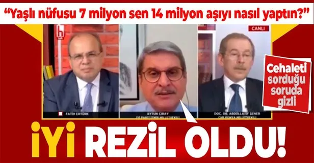 İYİ Partili Aytun Çıray Türkiye’nin aşı politikasını eleştirirken fena rezil oldu!