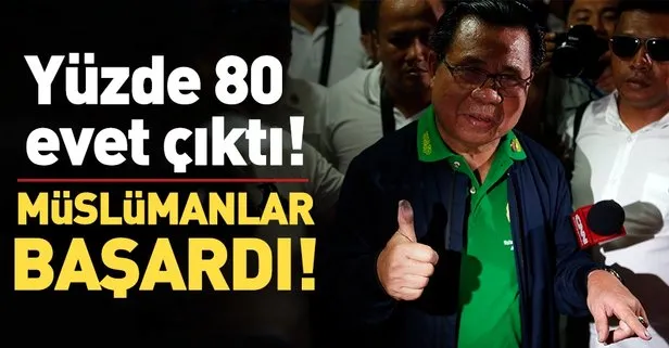 Moro Müslümanları, referandumdan ’Evet’ çıkarmayı başardı