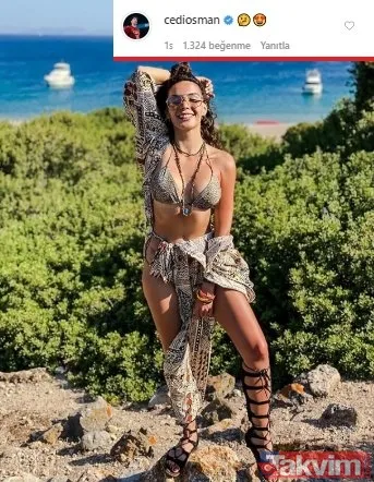 Leoparlı bikinisi ve sıfır makyajlı Burcu Özberk'in yüzü gülüyor... - 30