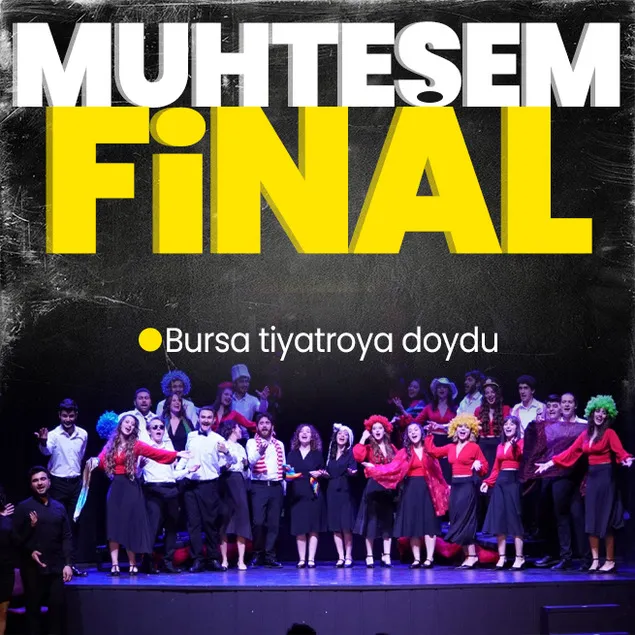 Tiyatro coşkusuna muhteşem final