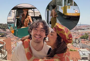 Lizbon sokaklarında aşk başkadır! Ebru Şahin ve Cedi Osman’ın Portekiz kaçamağı