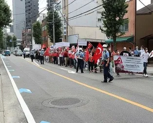 Japonya’da FETÖ protestosu