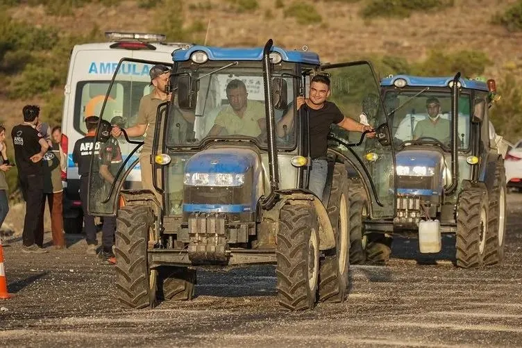 Yeşil vatanın kahramanları! Yangın Bölgesinde devlet millet omuz omuza