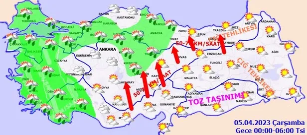 Meteorolojiden 60 ile sarı ve turuncu kod! Hava sıcaklıkları düşüyor sağanak ve fırtına geliyor-10
