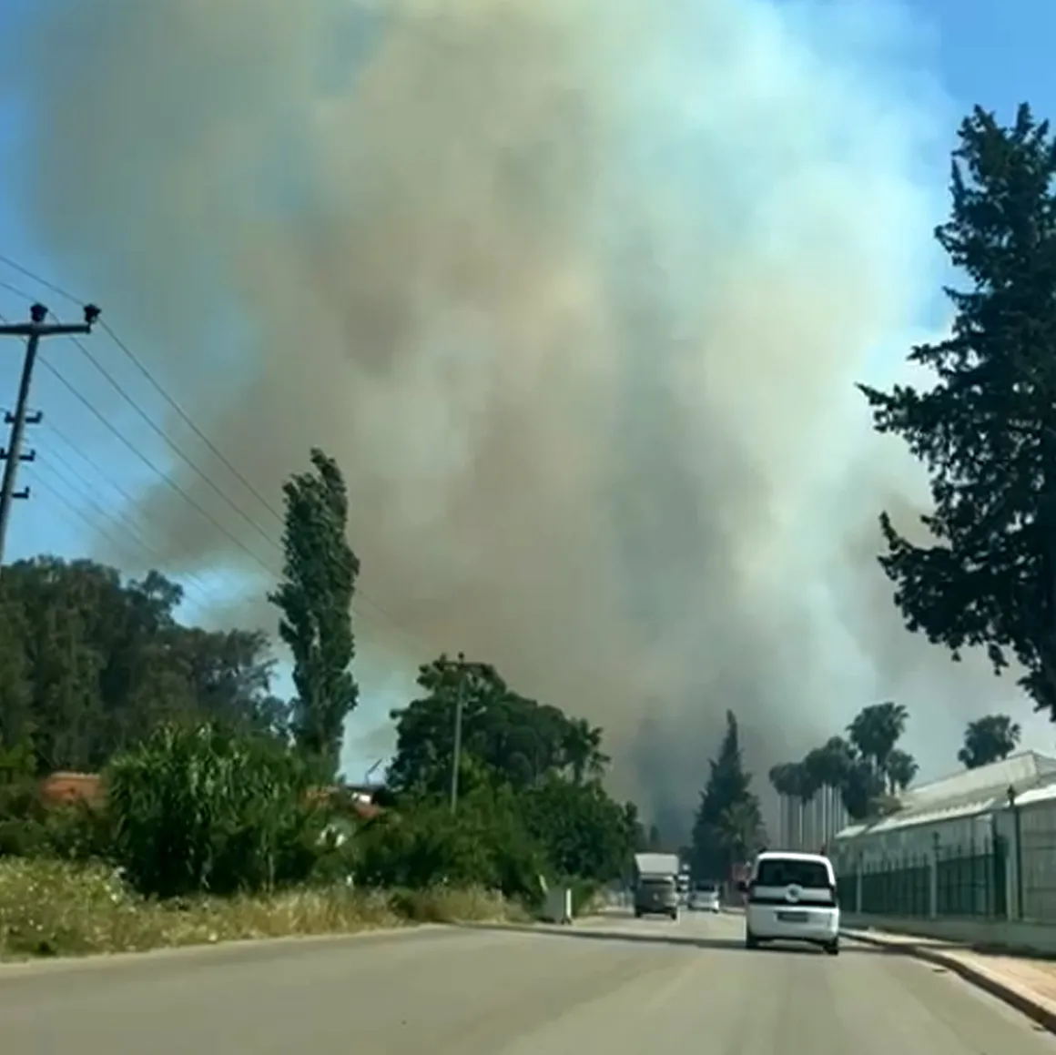 Antalya’da orman yangını!