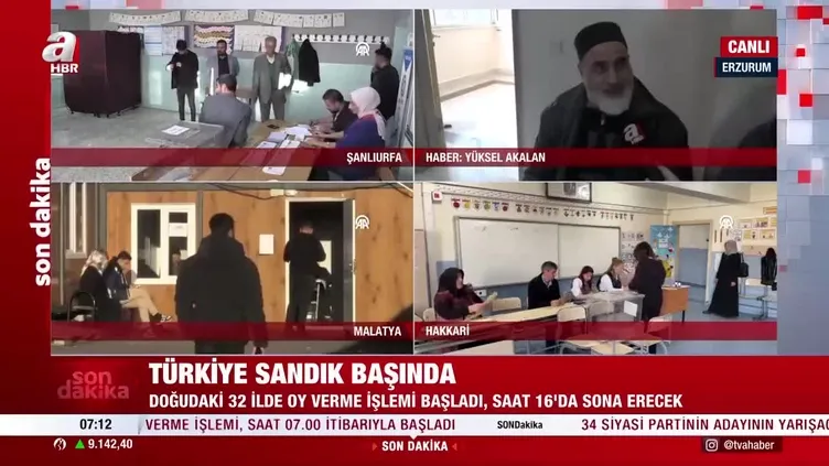 Türkiye yerel yöneticilerini seçiyor! Sandığa mühür vuruldu! İşte ilk görüntüler