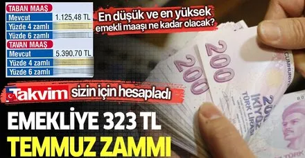 Emekliye 323 TL