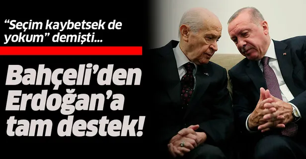 Son dakika: Bahçeli'den EYT açıklaması! Erdoğan "Seçim kaybetsek de yokum" demişti
