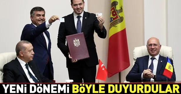 Son dakika: Türkiye ile Moldova arasında imzalar atıldı! Kimlikle seyahat dönemi başladı