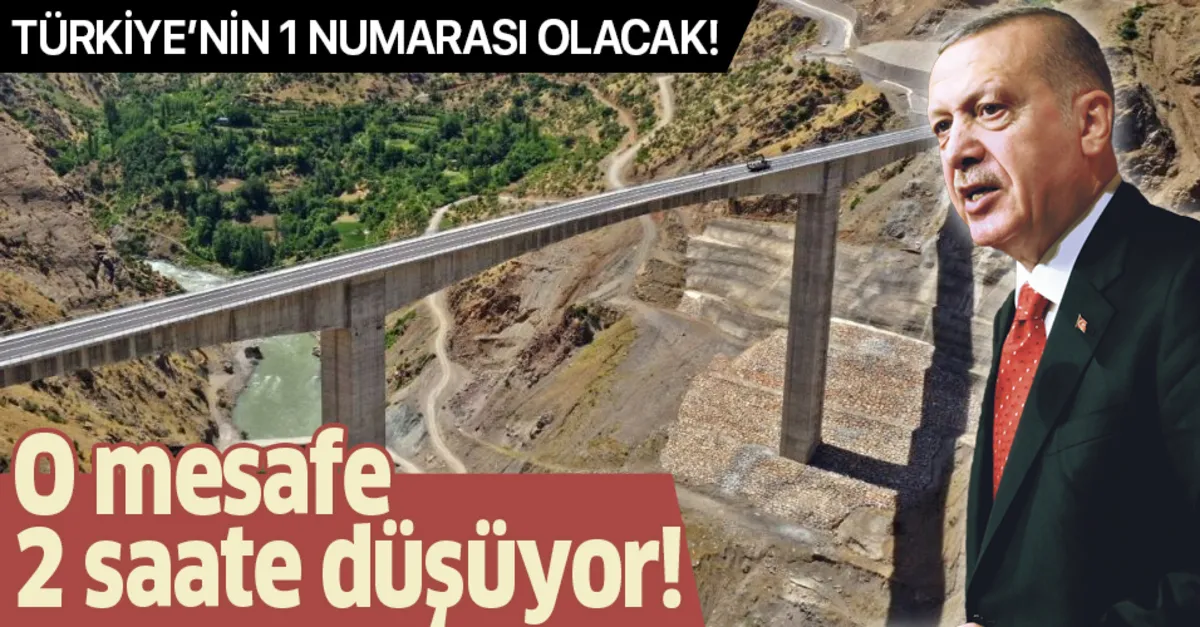 o mesafe 5 saatten 2 saate dusuyor