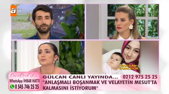 Esra Erol'da sürpriz gelişme! Gülcan Gürleyik: Anlaşmalı boşanmak istiyorum | 30 Ekim Esra Erol-4