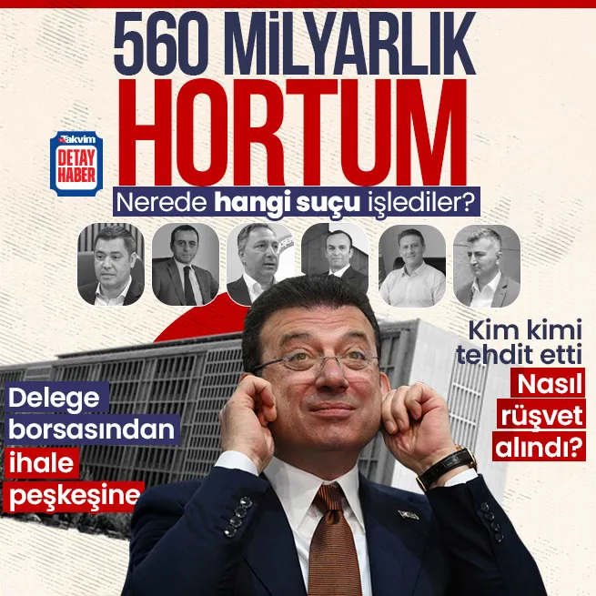 Ekrem İmamoğlunun 560 milyarlık suç çarkı! Delege borsasından usulsüz ihalelere rüşvetten tehdide... Nerede hangi suç işlendi?