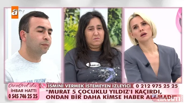 "Kıskandığım için yapmışımdır" | Esra Erol'da, Murat 5 çocuklu Yıldız'ı öldürdü mü? Sabriye kızını bulmak için katılmıştı ama... - 12