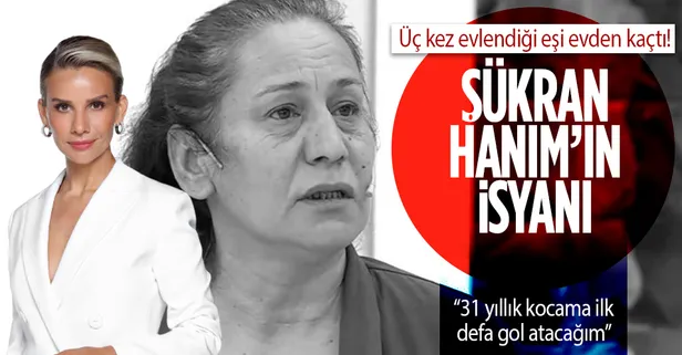 Esra Erol’da programına Şükran Hanım damga vurdu! Evden kaçan eşi için yardım istedi “31 yıllık kocama ilk defa gol atacağım”