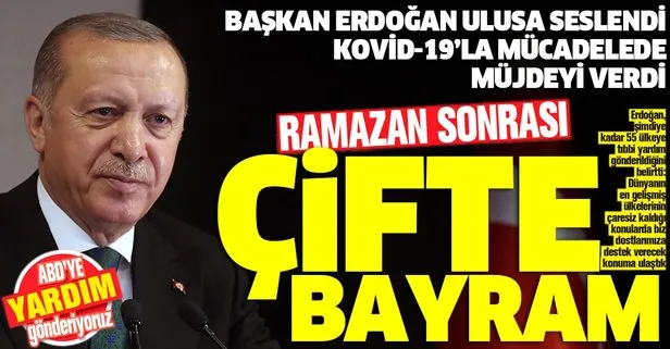 Başkan Erdoğan Kabine sonrası müjdeyi verdi: Ramazan sonrası çifte bayram