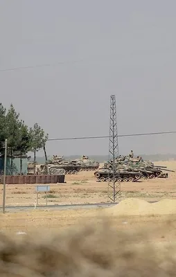 Suriye sınırına tank sevkiyatı