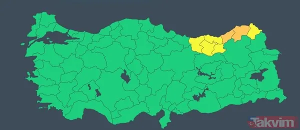 Meteorolojiden sarı ve turuncu kodlu uyarı: Sel, çığ ve su baskınına dikkat! Ankara, İstanbul ve İzmir'de hava durumu nasıl olacak? - 4