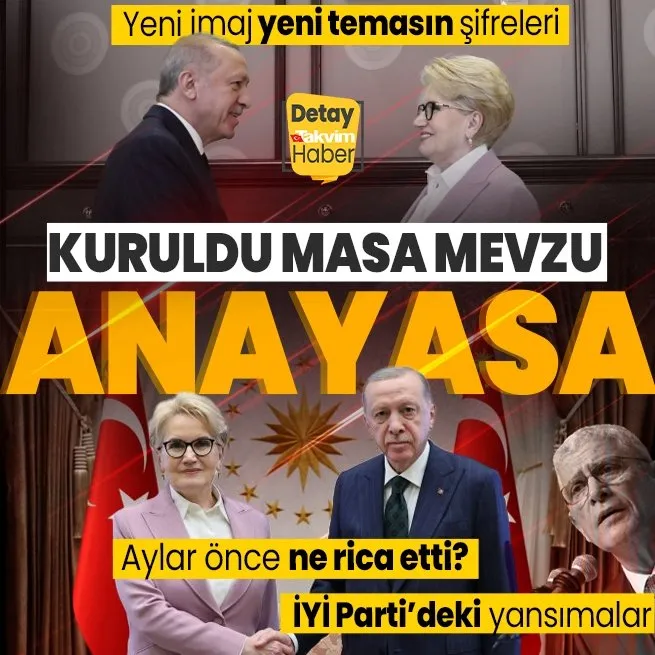 Anayasadan Türkiye meselelerine... Erdoğan - Akşener zirvesinin perde arkası ve İYİ Parti’deki yansımaları! Aylar önce ne rica etti?