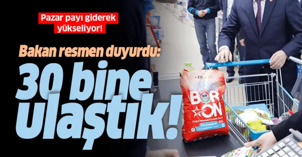 Bakan Fatih Dönmez açıkladı: BORON’da 30 bin ton satış rakamına ulaşıldı