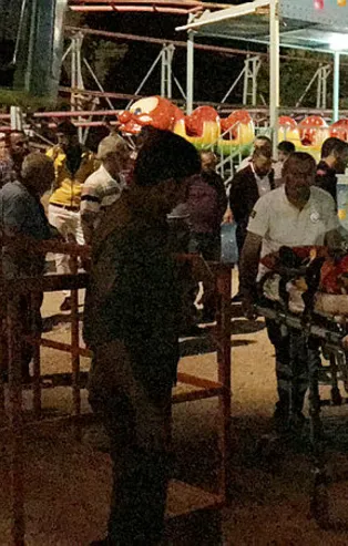 Lunaparkta dehşet anları: 2’si çocuk 4 kişi yaralandı